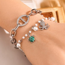 316L Stainless Steel 18K PVD Gold Turtle Pearl Bracelet made with 316L stainless steel and 18K PVD gold finish for wholesale jewelry buyers - image 11