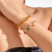 316L Stainless Steel 18K PVD Gold Turtle Pearl Bracelet made with 316L stainless steel and 18K PVD gold finish for wholesale jewelry buyers - image 14
