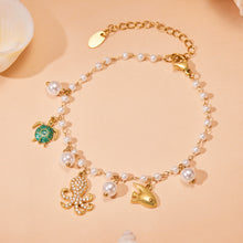316L Stainless Steel 18K PVD Gold Turtle Pearl Bracelet made with 316L stainless steel and 18K PVD gold finish for wholesale jewelry buyers - image 21