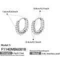 Steel / Earrings (F1140A-S)