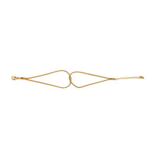 316L Stainless Steel Two-Tone Knot Snake Chain Bracelet - Image 4