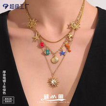 316L Stainless Steel Vacation-Inspired Charm Necklace - Image 1