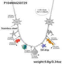 316L Stainless Steel Vacation-Inspired Charm Necklace - Image 7