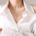 Vertical Heart Necklace / Steel