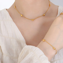 316L Stainless Steel Versatile Zircon-Inlaid Heart Jewelry Collection - Image 5
