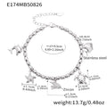 Steel / Ocean Series Bracelet 17+5cm