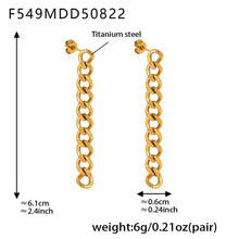 316L Stainless Steel Vintage-Inspired Tassel & Chain Earrings - Image 10