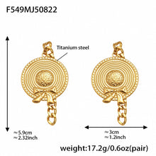 316L Stainless Steel Vintage-Inspired Tassel & Chain Earrings - Image 11