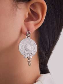 316L Stainless Steel Vintage-Inspired Tassel & Chain Earrings - Image 2