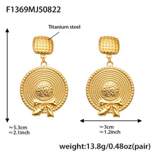316L Stainless Steel Vintage-Inspired Tassel & Chain Earrings - Image 5