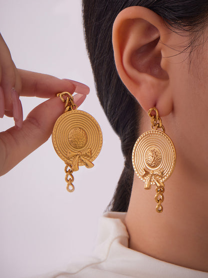 316L Stainless Steel Vintage-Inspired Tassel & Chain Earrings - Image 7