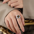 Steel Tiger's Eye / Size 6