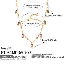 316L Stainless Steel 18K PVD Gold Water Droplet Pendant Necklace made with 316L stainless steel and 18K PVD gold finish for wholesale jewelry buyers - image 11