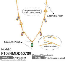 316L Stainless Steel 18K PVD Gold Water Droplet Pendant Necklace made with 316L stainless steel and 18K PVD gold finish for wholesale jewelry buyers - image 13