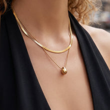 316L Stainless Steel 18K PVD Gold Waterdrop Necklace made with 316L stainless steel and 18K PVD gold finish for wholesale jewelry buyers - image 10