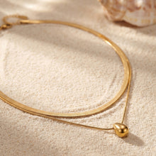 316L Stainless Steel 18K PVD Gold Waterdrop Necklace made with 316L stainless steel and 18K PVD gold finish for wholesale jewelry buyers - image 13
