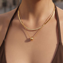 316L Stainless Steel 18K PVD Gold Waterdrop Necklace made with 316L stainless steel and 18K PVD gold finish for wholesale jewelry buyers - image 7