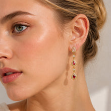 316L Stainless Steel 18K PVD Gold Waterdrop Zircon Earrings made with 316L stainless steel and 18K PVD gold finish for wholesale jewelry buyers - image 13