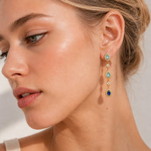 316L Stainless Steel 18K PVD Gold Waterdrop Zircon Earrings made with 316L stainless steel and 18K PVD gold finish for wholesale jewelry buyers - image 9