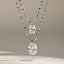 316L Stainless Steel 18K PVD Gold Waterdrop Zircon Pendant Necklace made with 316L stainless steel and 18K PVD gold finish for wholesale jewelry buyers - image 8