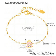 316L Stainless Steel Whimsical Enamel Princess Jewelry - Image 8