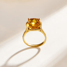 316L Stainless Steel 18K PVD Gold Square Yellow Glass Ring made with 316L stainless steel and 18K PVD gold finish for wholesale jewelry buyers - image 13