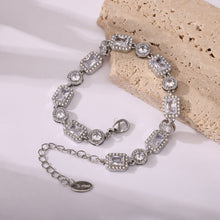 316L Stainless Steel 18K PVD Gold Zircon Chain Bracelet made with 316L stainless steel and 18K PVD gold finish for wholesale jewelry buyers - image 4