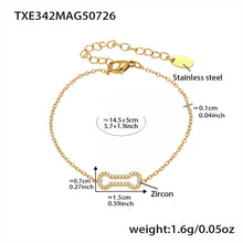 316L Stainless Steel Zircon Chili Pepper & Dog Bone Stackable Necklace & Bracelet - Image 8