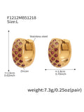 Red CZ - Large