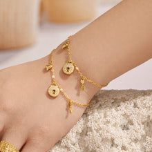 316L Stainless Steel 18K PVD Gold Zircon Lock Bracelet made with 316L stainless steel and 18K PVD gold finish for wholesale jewelry buyers - image 8