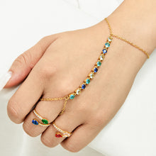 304 Stainless Steel 18K PVD Gold Zircon Ring Bracelet made with 304 Stainless Steel and 18K PVD gold finish for wholesale jewelry buyers - image 11