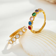 Elegant 316L Stainless Steel White Zircon Ring
