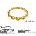 光面Gold / Size 6