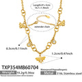 Necklace / Gold Bee Charm / 5cm