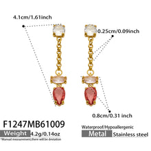 316L Stainless Steel 18K PVD Gold Droplet Earrings made with 316L stainless steel and 18K PVD gold finish for wholesale jewelry buyers - image 13