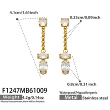316L Stainless Steel 18K PVD Gold Droplet Earrings made with 316L stainless steel and 18K PVD gold finish for wholesale jewelry buyers - image 8