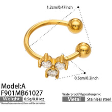 Stainless Steel Flower Cluster Ear Cuff — product image 1