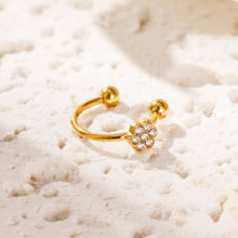 Stainless Steel Flower Cluster Ear Cuff — product image 5