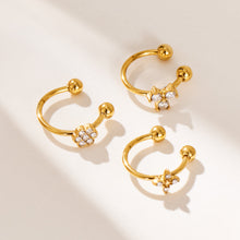 Stainless Steel Flower Cluster Ear Cuff — product image 8