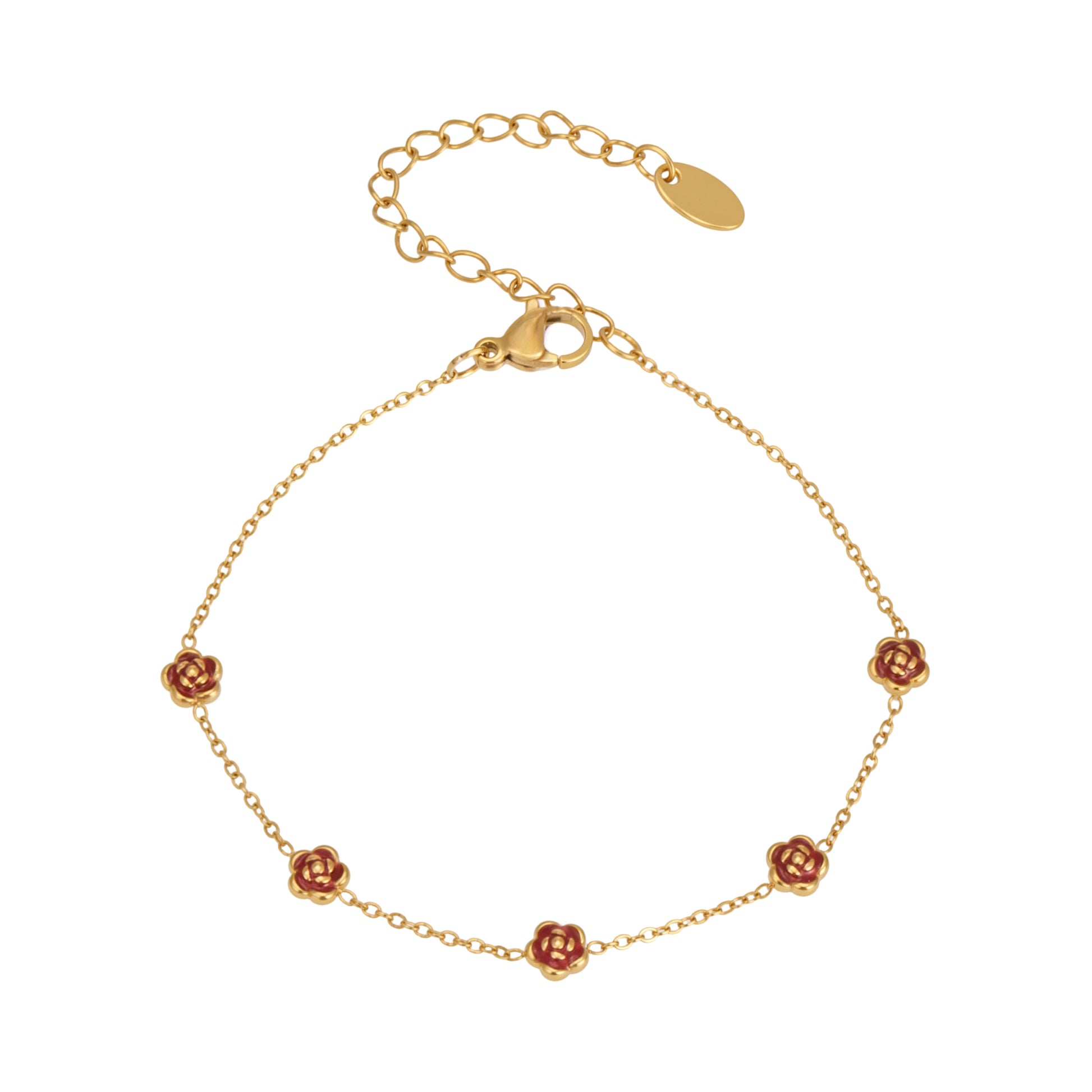 316L Stainless Steel 18K PVD Gold Heart Bracelet made with 316L stainless steel and 18K PVD gold finish for wholesale jewelry buyers - image 12