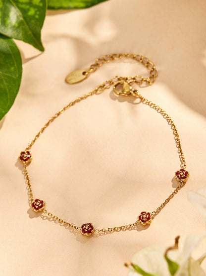 316L Stainless Steel 18K PVD Gold Heart Bracelet made with 316L stainless steel and 18K PVD gold finish for wholesale jewelry buyers - image 9