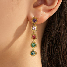 316L Stainless Steel 18K PVD Gold Multicolor Zircon Necklace made with 316L stainless steel and 18K PVD gold finish for wholesale jewelry buyers - image 11