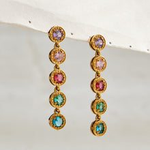 316L Stainless Steel 18K PVD Gold Multicolor Zircon Necklace made with 316L stainless steel and 18K PVD gold finish for wholesale jewelry buyers - image 5