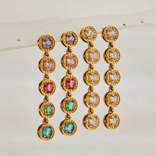 316L Stainless Steel 18K PVD Gold Multicolor Zircon Necklace made with 316L stainless steel and 18K PVD gold finish for wholesale jewelry buyers - image 6