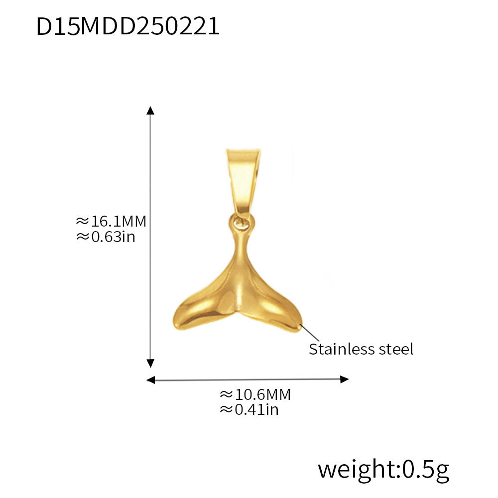 316L Stainless Steel Gold Pendant Necklace Charm Collection