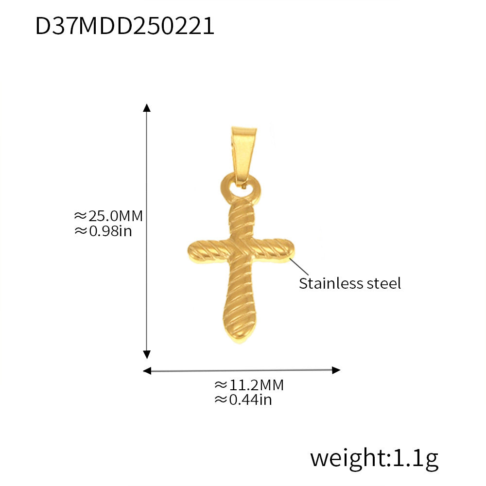 316L Stainless Steel Gold Pendant Necklace Charm Collection