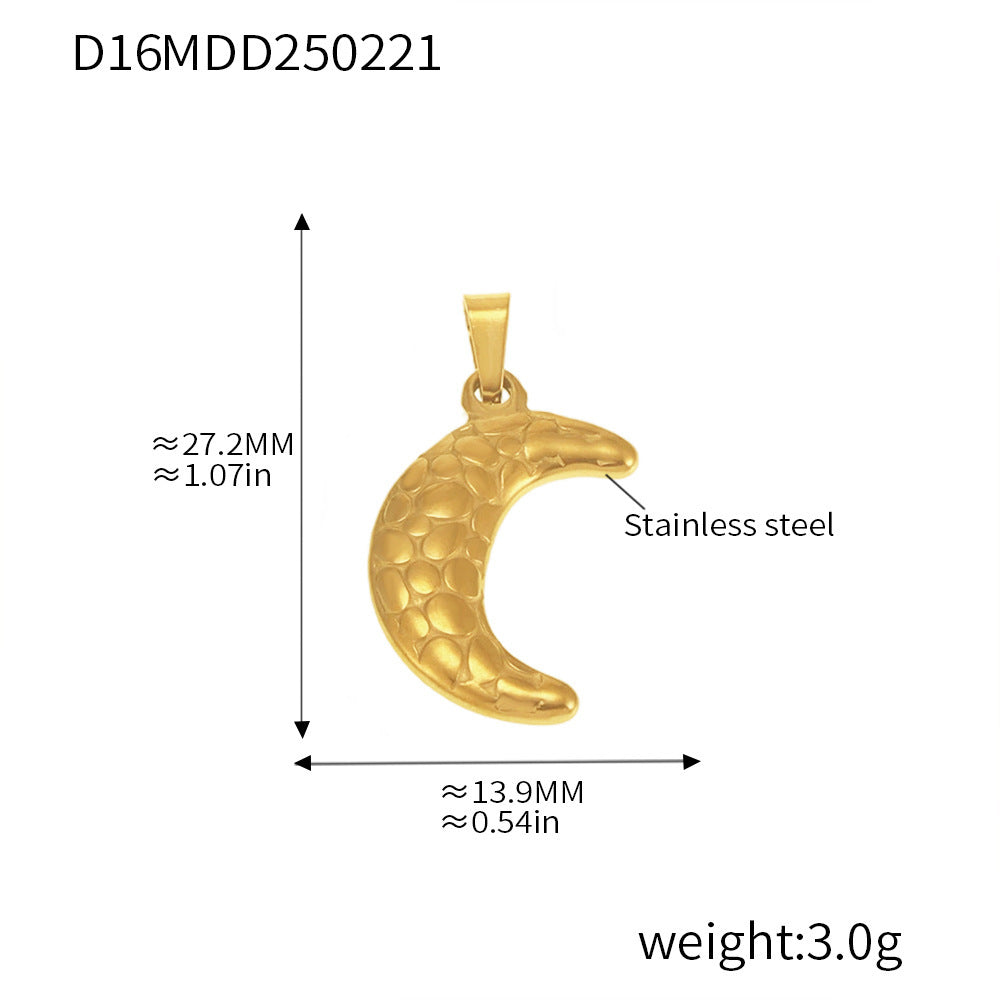 316L Stainless Steel Gold Pendant Necklace Charm Collection