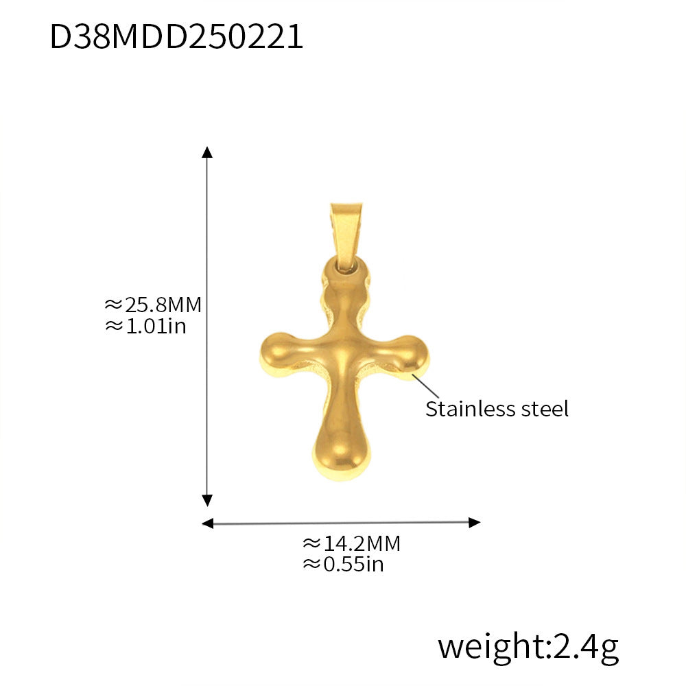 316L Stainless Steel Gold Pendant Necklace Charm Collection