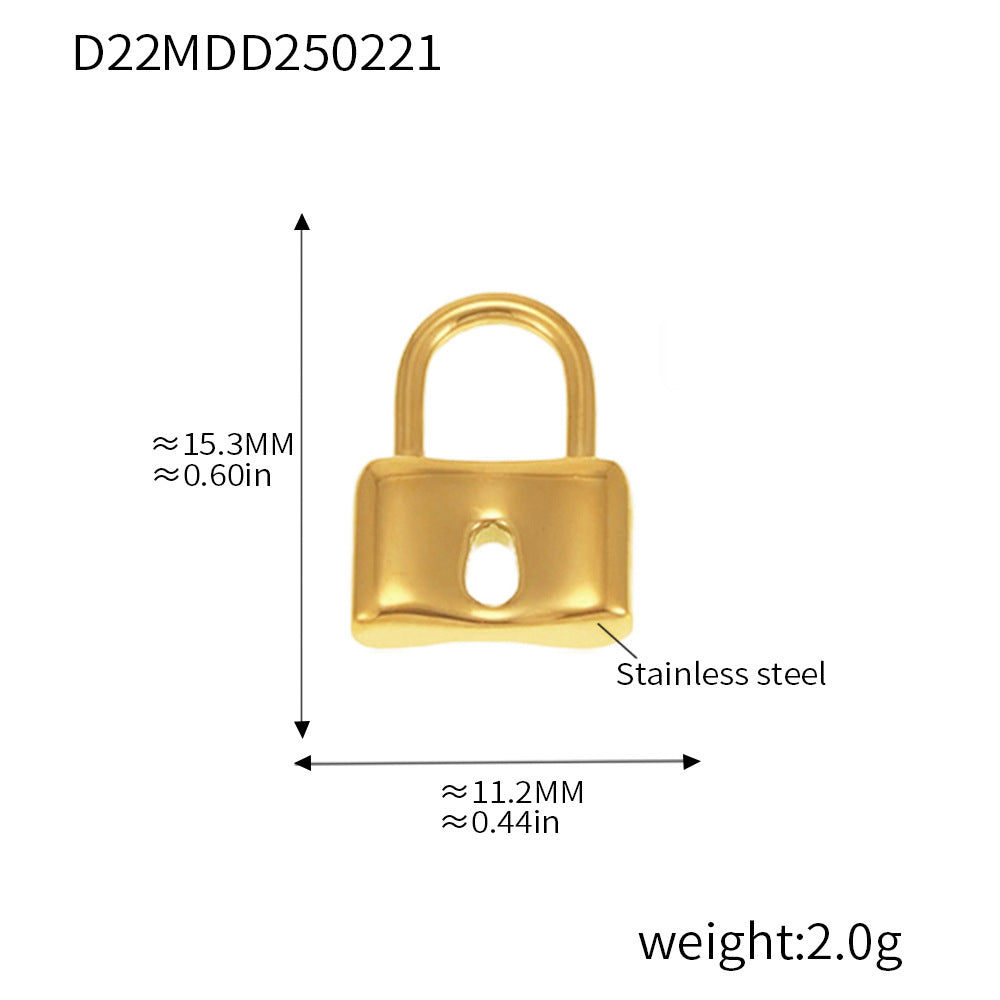 316L Stainless Steel Gold Pendant Necklace Charm Collection