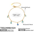 Bracelet / Gold Tone / Blue